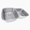 Nantucket Sinks 60/40 Double Bowl 16 Gauge Kitchen Sink with Cutting Board, Grids and Colander Drains NS503-16-CB - alternate 2